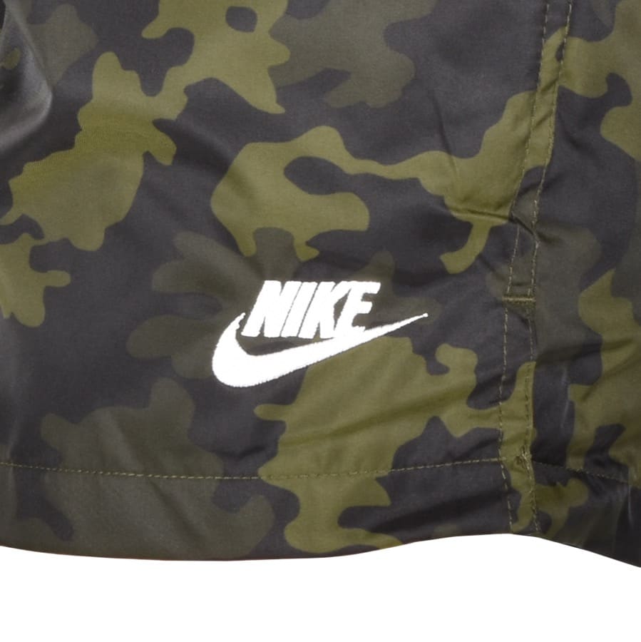Alternative Image for ProductNike Flow Camo Logo Swim Shorts Green3
